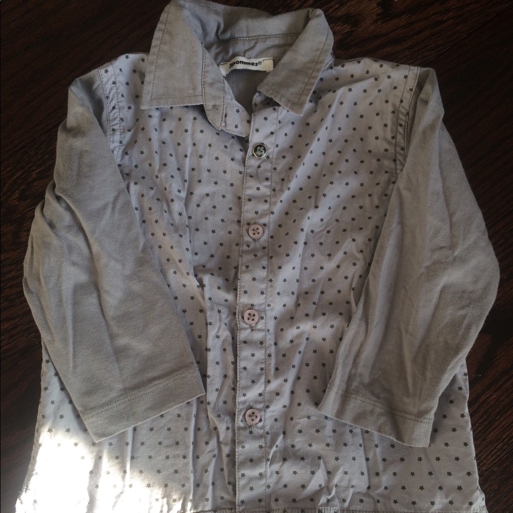 3 pommes button down